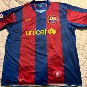 Barcelona Thierry Henry 2007 Nike Home Jersey XL